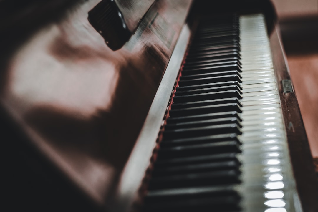 woman and child playing piano